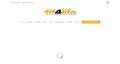 Desktop Screenshot of fit4life-hassfurt.de